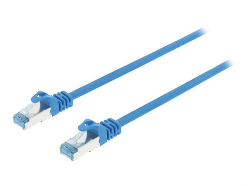 Valueline VLCP85320L50 Câble de réseau Cat6a S / ftp Rj45 (8/8) Mâle - Rj45 (8/8) Mâle 5,00 M Bleu