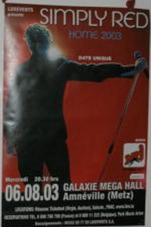 Simply Red - 70x100 cm - AFFICHE / POSTER