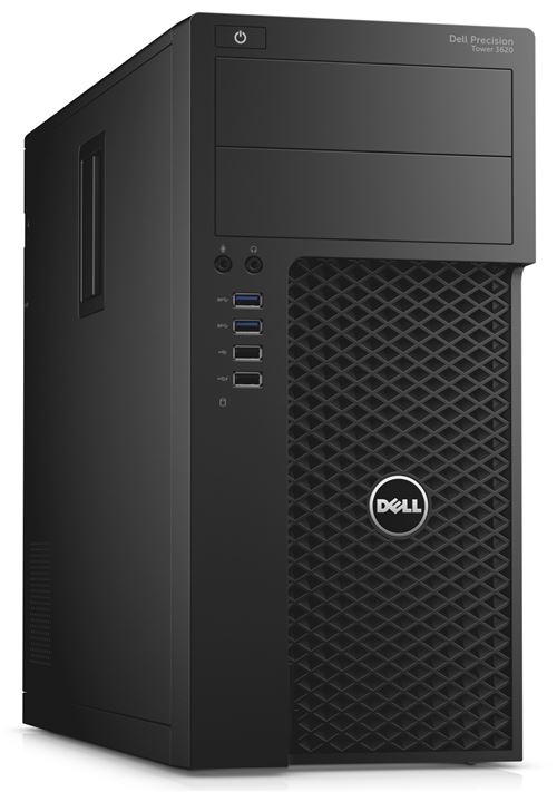 Dell precision t3620 3.4ghz i7-6700 mini tour noir station de travail (ddxmy)