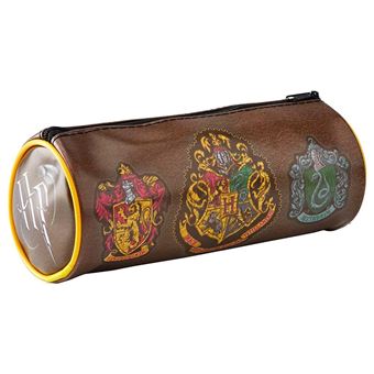 Trousse Harry Potter 4 maisons marron