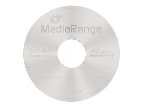 MediaRange - DVD-RW x 10 - 4.7 Go - support de stockage