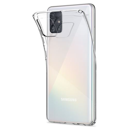 Spigen Liquid Crystal - Achterzijde behuizing voor mobiele telefoon - thermoplastic polyurethaan (TPU) - kristalhelder - voor Samsung Galaxy A51