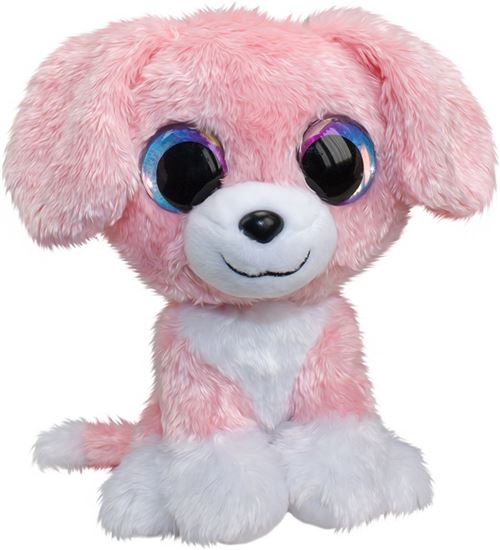 Lumo Stars peluche Lumo Chien en peluche Lumo Rose rose 15 cm