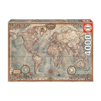 Puzzle mapamundi 4000 piezas online