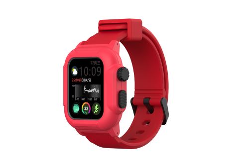 Bracelet en silicone WISETONY pour Apple Watch Series 4 40mm - Rouge