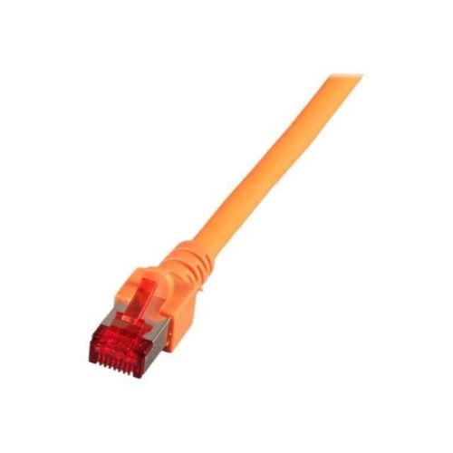 EFB-Elektronik Cordon de raccordement RJ-45 (M) pour RJ-45 (M) 50 m SFTP CAT 6 sans halogène, moulé orange