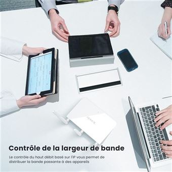 Routeur WiFi Tenda F3 300Mbps + Extender/Point D'accès (Neuf, Blanc)