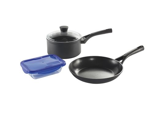 Set de 4 pièces PYREX® anti-adhésif tous feux dont induction, MASTER