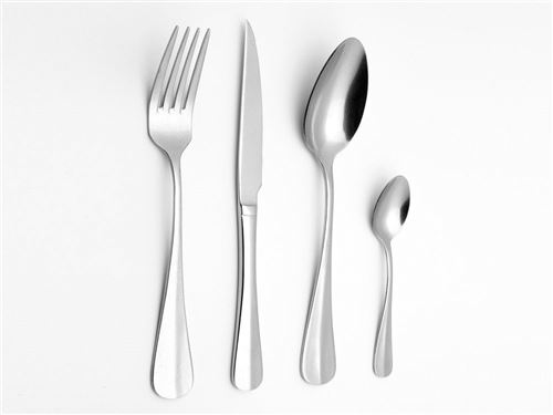 Ménagère 24 pièces en inox effet vieilli BAGUETTE