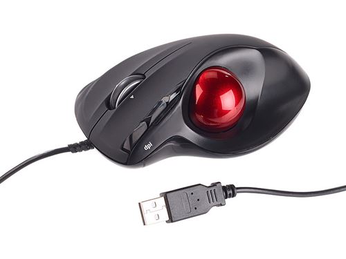 Souris Laser avec trackball et molette 4 directions