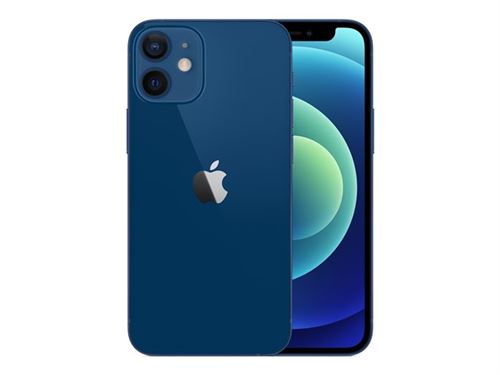 Apple iPhone 12 Mini - 5G smartphone - double SIM / M&eacute;moire interne 64 Go - &eacute;cran OEL - 5.4"" - 2340 x 1080 pixels - 2x cam&eacute;ras arri&egrave;re 12 MP, 12 MP - 