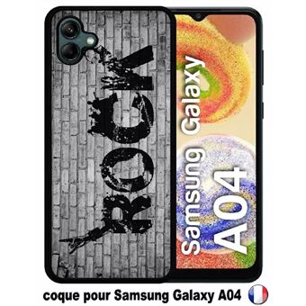 Coque My Kase Pour Galaxy A Rock Street Silicone Noir Coque