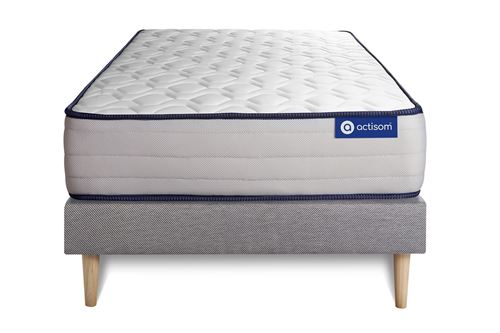 Matelas + sommier 90x190 latex et m&eacute;moire de forme ACTISOM - Actilatex form