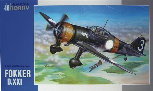 Fokker D.xxi 3. Sarja With Mercury Engine- 1:48e - Special Hobby