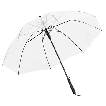 Grand parapluie transparent pliant de 102 cm