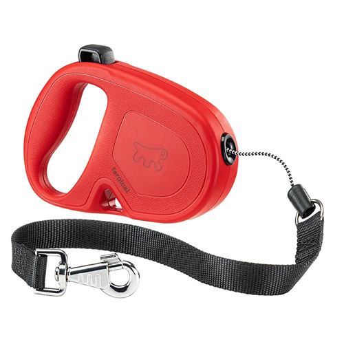 Comparer les prix de Ferplast Laisse Extensible pour Grands Chiens FLIPPY ONE CORD L , Cordon rétractable 5 m, max 35 kg, Rouge Rouge