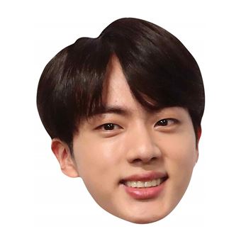 STAR CUTOUTS Masque en carton - Groupe de Musique KPOP BTS JIN Kim Seok-jin - 1