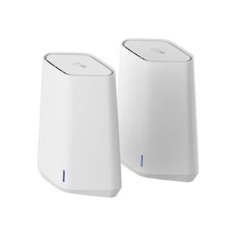 NETGEAR Orbi Pro WiFi 6 Mini - AX1800 WiFi System - Système Wi-Fi (routeur, rallonge) - maillage - GigE - Wi-Fi 6 - Bi-bande - fixation murale