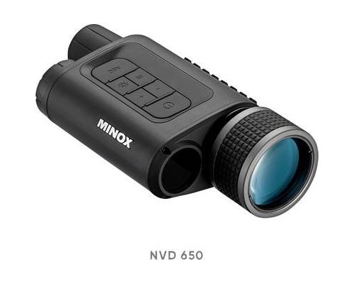 Minox NVD 650 80405447 Jumelles de vision nocturne avec appareil photo numérique 6 x 50 mm