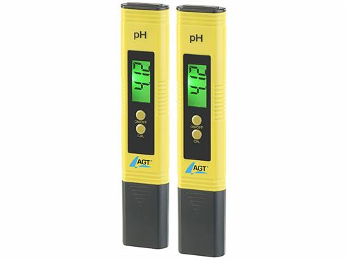 AGT : 2 pH-mètres numériques avec fonction ATC et écran LCD