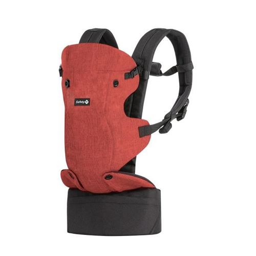 SAFETY FIRST Porte-Bebe Physiologique Go, evolutif, 4 positions, Ribbon Red Chic
