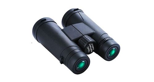 Jumelles compactes portables et étanches 12x42 avec vision nocturne à faible luminosité, objectif bak4 prism fmc hd clear view (noir)