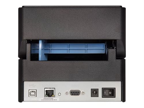 Citizen CL-E300 - Imprimante d'étiquettes - thermique direct - Rouleau (11,8 cm) - 203 dpi - jusqu'à 200 mm/sec - USB 2.0, LAN, RS232C - outil de coupe - noir