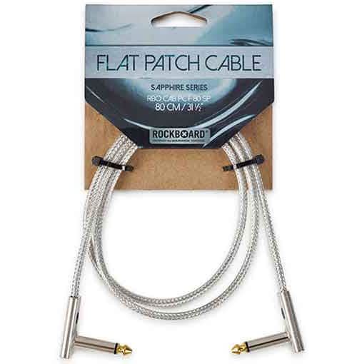 Non Communiqué Câble Pour Pédales Rockboard Patch Plat Sapphire 80 Cm