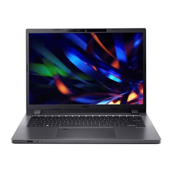 Acer TravelMate P2 14 TMP214-55-TCO - Conception de charnière à 180 degrés - Intel Core i7 - 1355U / jusqu'à 5 GHz - Win 11 Pro - Carte graphique Intel Iris Xe - 16 Go RAM - 512 Go SSD - 14" IPS 1920 x 1200 - Wi-Fi 6E - WWAN - gris acier - clavier : S
