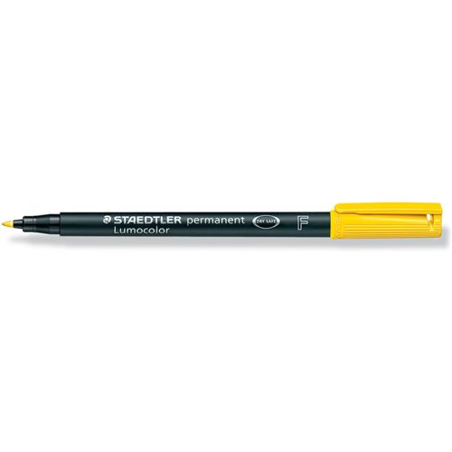 STAEDTLER Marqueur permanent 318F Lumocolor, jaune