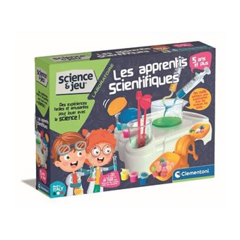 Clementoni Science Et Jeu Lab Kit D'expériences Scientifiques pour