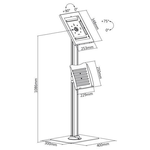 Maclean - Support tablette smartphone voiture sur appui-tête avec bras  reglables MC-816 - Housse, étui tablette - Rue du Commerce