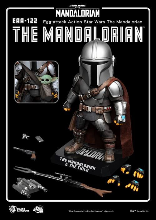 Le Mandalorien Et L'Enfant Star Wars Egg-Attack Action Figure