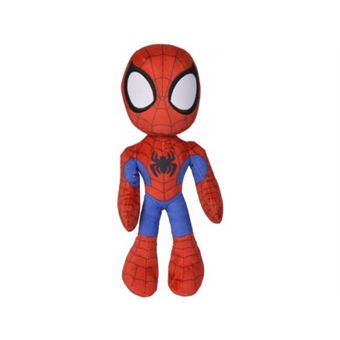 Peluche spiderman 26 cm - doudou classique enfant - set pour spider-man + 1 carte offerte - 1