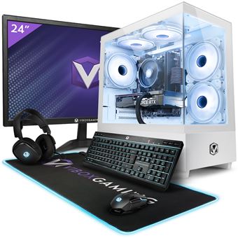 Vibox VI-80 Gaming PC Complet • 22 Monitor • AMD Ryzen 3 3200GE 4,0 GHz • Radeon Vega 8 • 16 GB