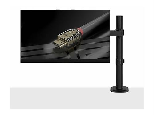 Lindy - Kit de montage (support) - ajustable - pour Écran LCD - simple - aluminium, plastique - noir - Taille d'écran : 13"-32" - montrable sur bureau