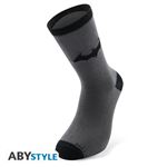 DC Comics - Paire de Chaussettes Batman Noire & Grise