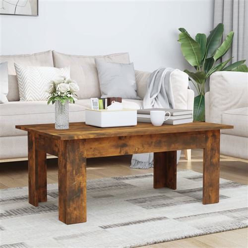 Vidaxl Table Basse - Chêne Fumé - Image 3