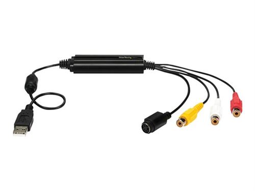 StarTech.com Usb Video Capture Adapter Cable, S-Video/Composite To Usb Sd Video Capture Device Cable, Twain Support, Analog To Digital Converter For Media Storage, For Windows Only Sd Video Capture Cable (Svid2usb232) Adaptateur De Capture Video Taille 2 - Image 3