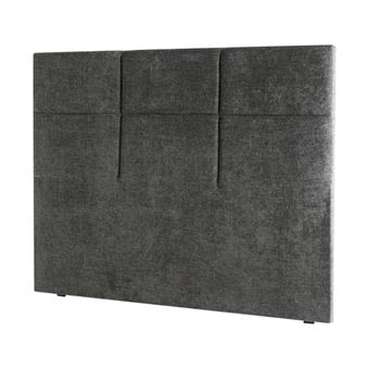 EPEDA Tête de lit Carre Chic 180cm chenille gris