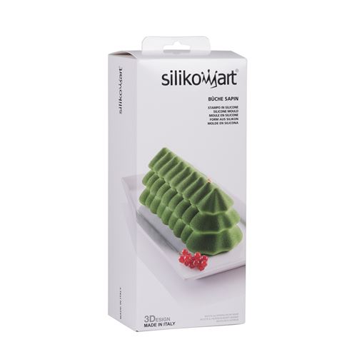Moule bûche 3D Silicone - Moule Quenelle Silikomart