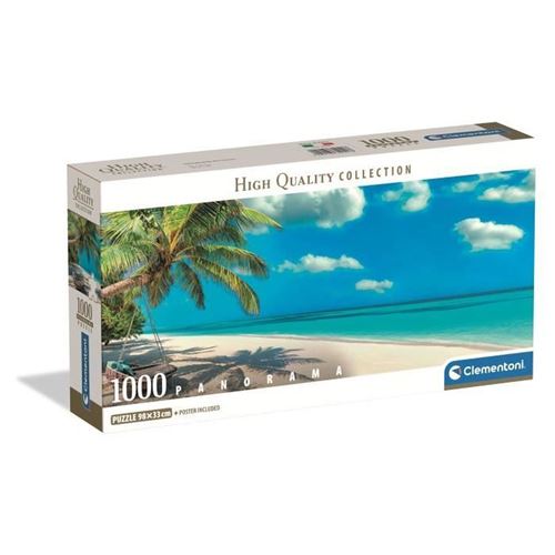 Non Communiqué Multicolore Puzzle Panorama Balançoire Sur La Plage 1000 Pièces