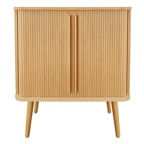Buffet 2 Portes Design "Rove" 95cm Chêne