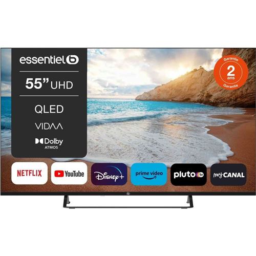 Smart TV Essentiel B 8011308 55Qled308 55 Pouces 4K Ledlcd