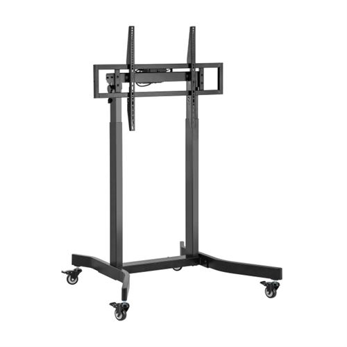 Aisens Support De Sol Motorisé Pro Avec Roulettes Pour Moniteur/Téléviseur 120 Kg De 55 À 100 - Neuf - Image 3