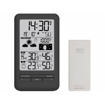 Station Météo Radio-Pilotée Infactory FWS-170 Avec Baromètre Et Capteur Extérieur