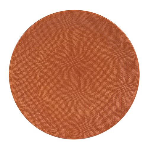 Table Passion - Assiette de présentation Vésuvio - Grès - 31 cm - Orange - Image 3