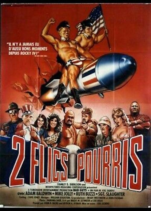 Affiche de Cinéma Originale - 2 Flics Pourris - 1986 - Adam Baldwin - 120x160cm