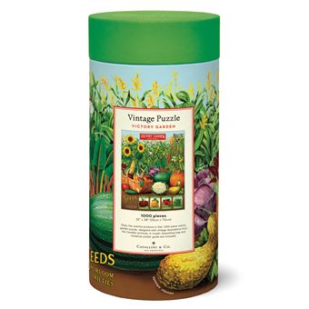 Puzzle LetterBox Cavallini Potager 1000 pièces 50 x 70 cm