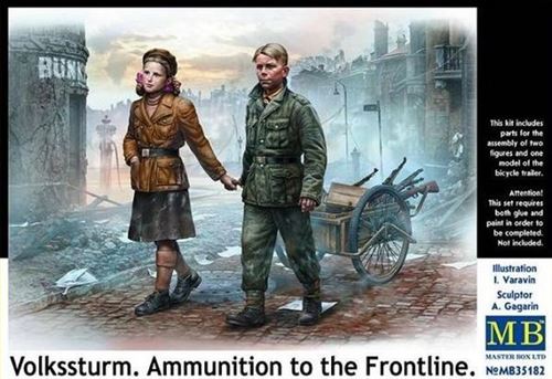 Volkssturm. Ammunition To The Frontline - 1:35e - Master Box Ltd.